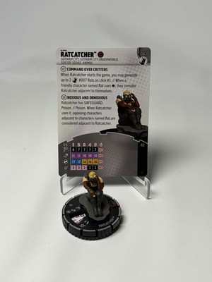 HeroClix Ratcatcher #043 w/ Card DC Fight for Gotham City