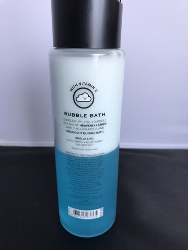 New Bath & Body Works Doubly Bubbly Cloud Bubble Bath Electric Sky Blue 12oz