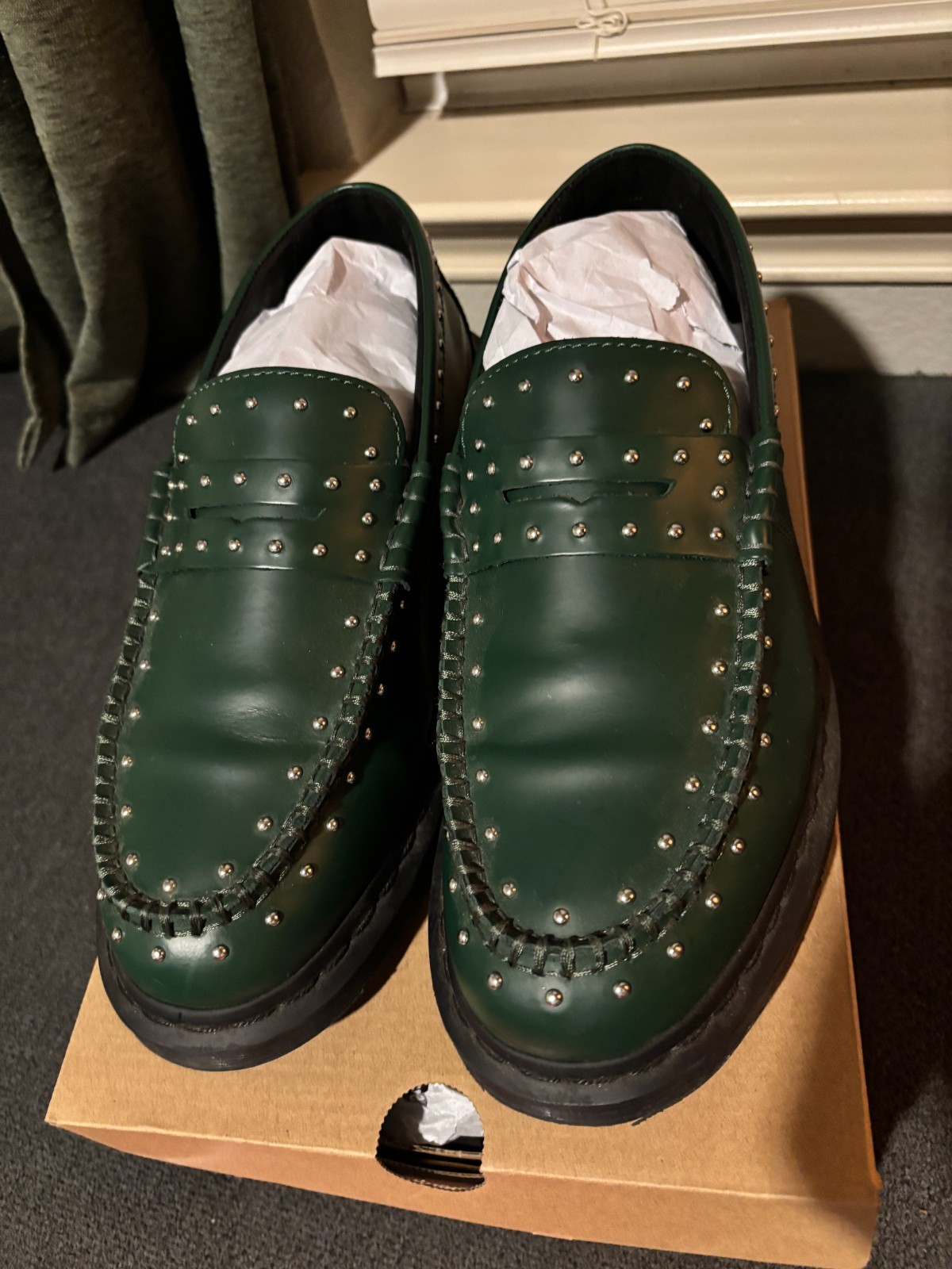 ☆SUPREME × Dr. Martens Studded Penton Loafer SIZE US10 （28cm 