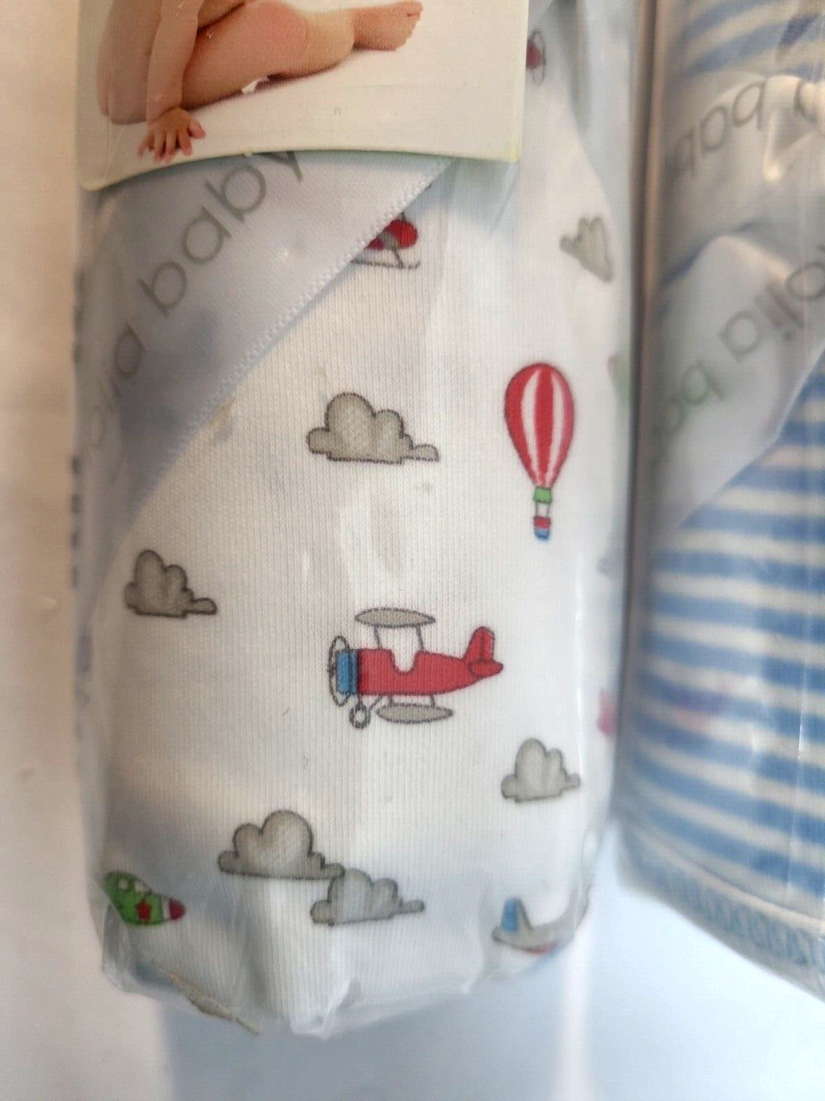 NEW Lot 2 Magnolia Baby  Swaddle Blankets HAPPILY EVER AFTER PRINCE LITTLE PILOT