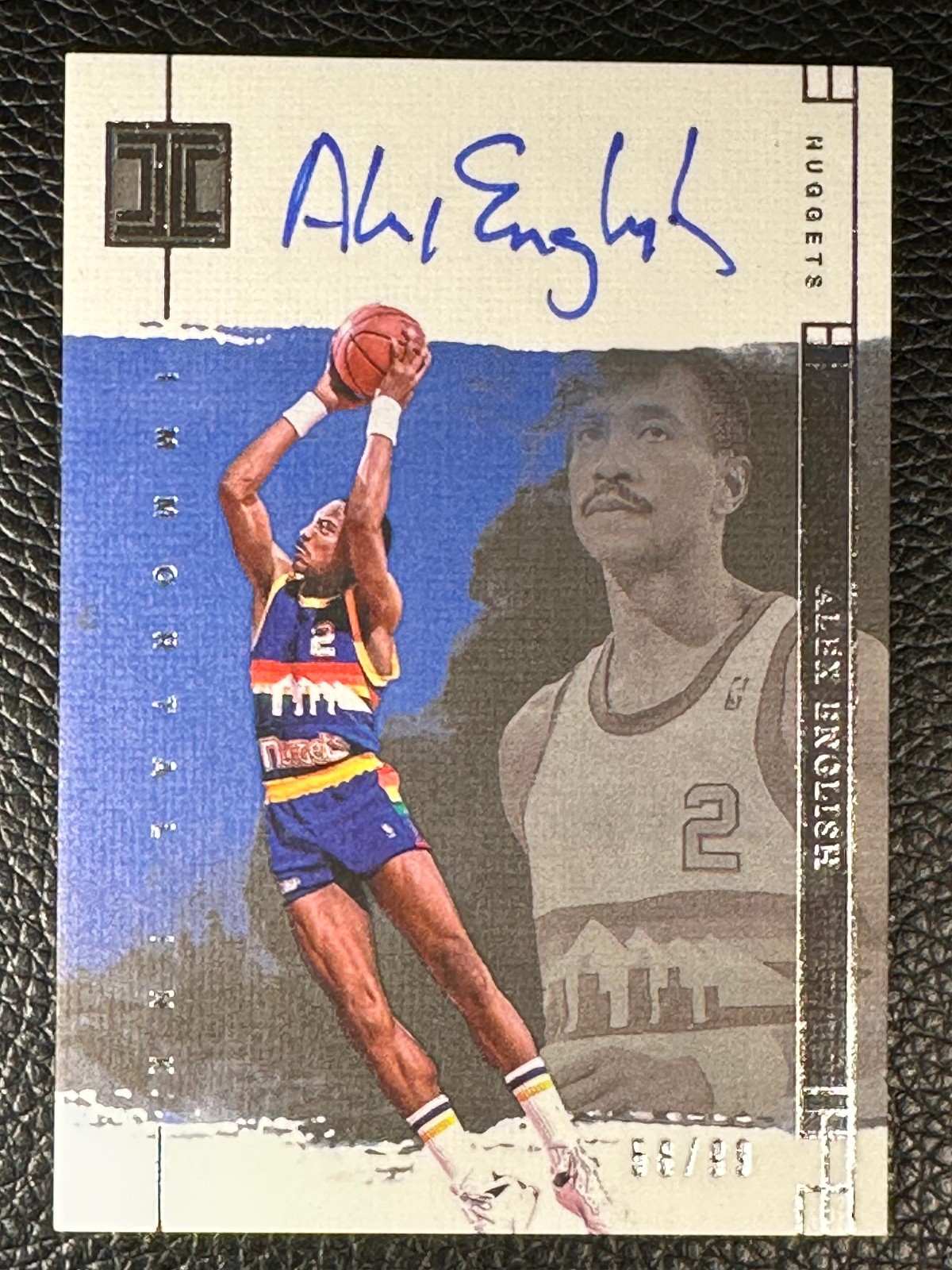 2023 Panini Impeccable Alex English 58/99 Auto Autograph