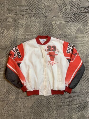 VTG Michael Jordan Bulls Chalk Line Satin Jacket 90s Shirt VTG Michael Jordan Bulls Chalk Line Satin Jacket 90s Shirt