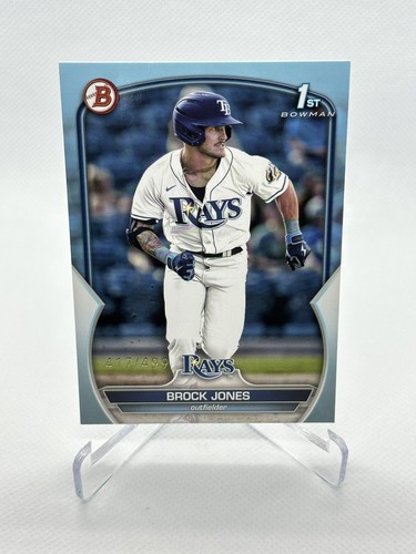 TOPPS １ST Bowman 2023 Bowman Brock Jones 1st Bowman RC Sky Blue 417/499 Tampa
