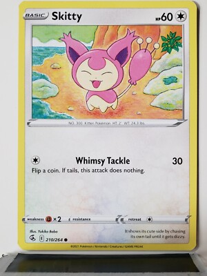 Skitty 210/264 - NM / M - Fusion Strike Pokemon Card