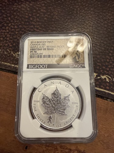 2016 シルバー カナダ $5 メープル リーフ 陰陽プライベート 2016 シルバー カナダ $5 メープル リーフ 陰陽プライベート