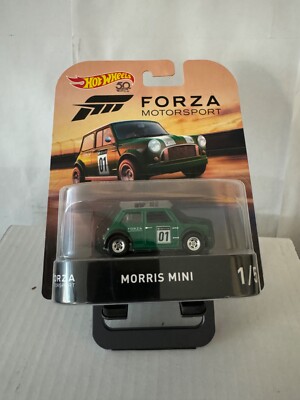 2018 Hot Wheels Retro Entertainment Forza Motorsport Morris Mini Green K98