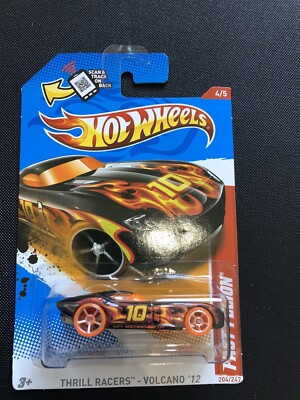 2012 Hot Wheels Thrill Racers - Volcano 4/5 Fast Felion 204/247 (B9)