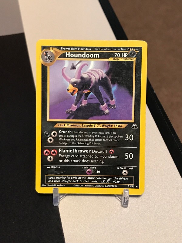 Pokemon Cards Espeon Houndoom Tyranitar Umbreon Houndour Neo Discovery Holo