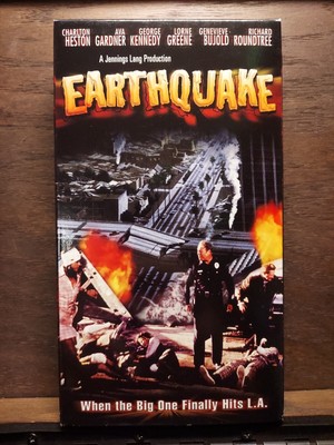 Earthquake (1974 VHS) Charlton Heston, George Kennedy Goodtimes Video