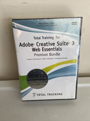 Total Training for Adobe Creative Suite 3 Web Essentials Premium Bundle NEW