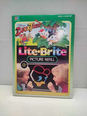 Vintage Disney's Duck Tales Lite Brite Picture Refill