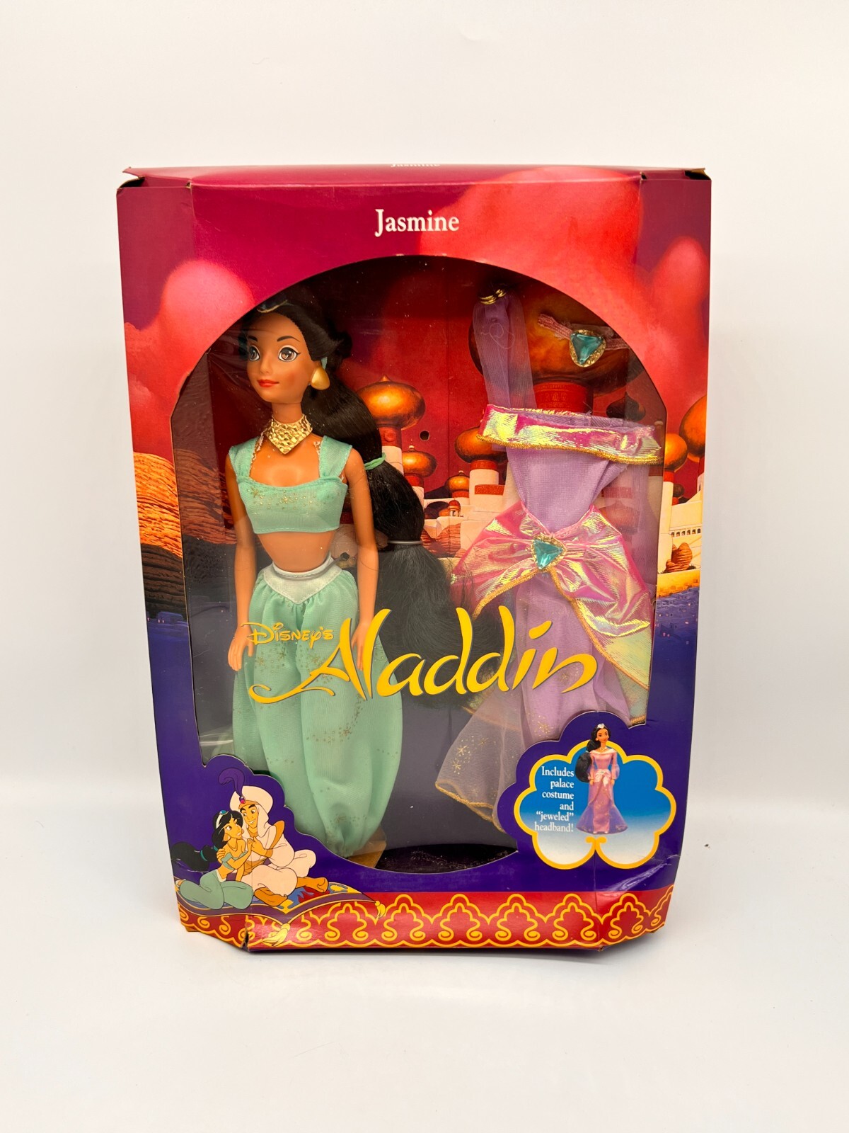 Jasmineです DISNEY 2002 PRINCESS JASMINE FROM ALADDIN SPARKLE PRINCESS