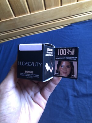 Huda Beauty MINI Easy Bake Loose Baking & Setting Powder CHERRY BLOSSOM CAKE NIB