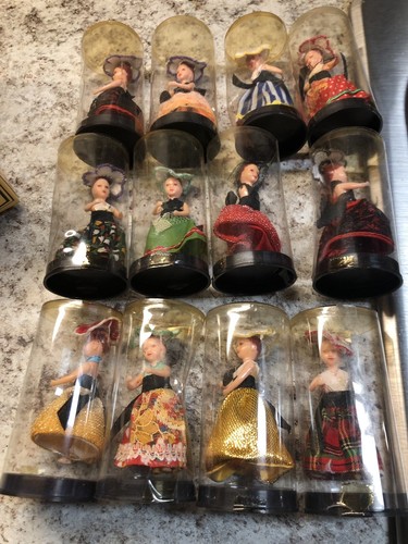 Vintage “My Fair Lady” Miniature Dolls Set 12 Doll House Size Fashion Styles NIB