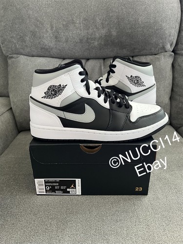 NIKE AIR JORDAN 1 MID Whiteシャドウ 25cm Nike Air Jordan 1 Mid 'White Shadow' Men's Shoes Sizes 9-11