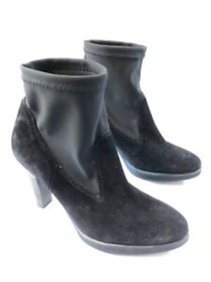 Женские ботильоны PAUL GREEN Womens Black 1 на платформе и блочном каблуке Arden без шнуровки из кожи 5