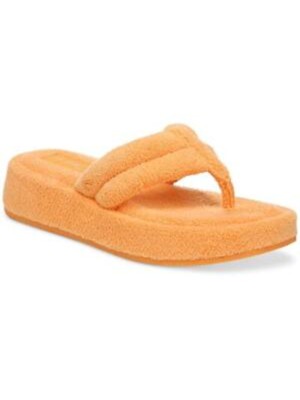 

CIRCUS NY Womens Bali Blue Terry Orange Laina Босоножки на танкетке с ремешками без шнуровки 8,5 м, Оранжевый, I1047F1