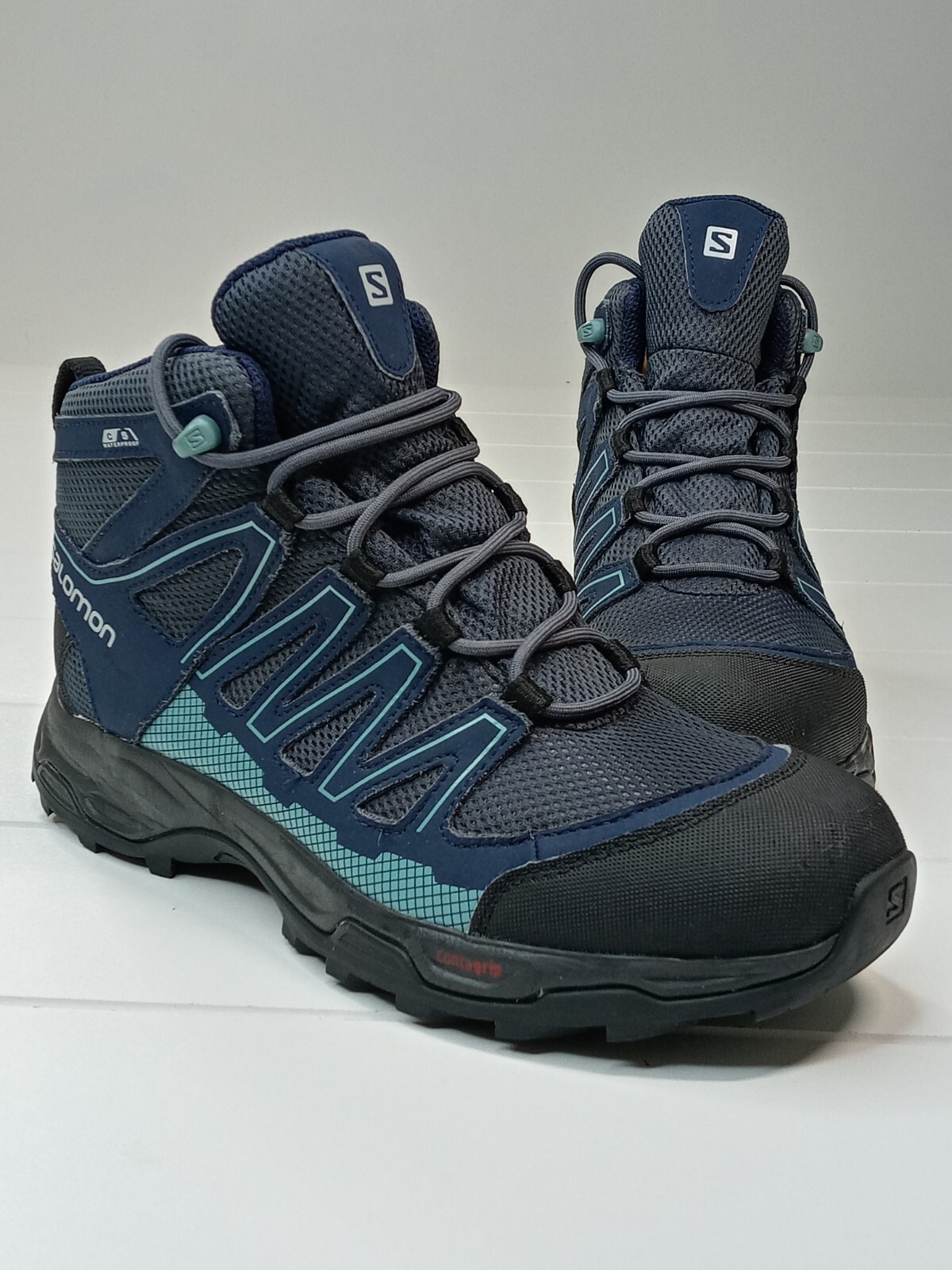 【新品タグ付き】SALOMON パールボア 24cm ブラック Salomon Ortholite Pathfinder ClimaShield Waterproof Hiking