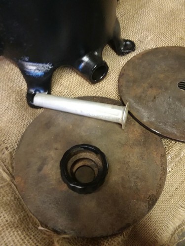 Enterprise sausage lard wine press 8  quart