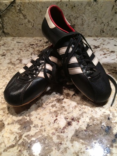 A-76 OldVintage 60's黒adidas West/Germany Vintage Adidas SL-76 Track Shoes from 1970s Made In West