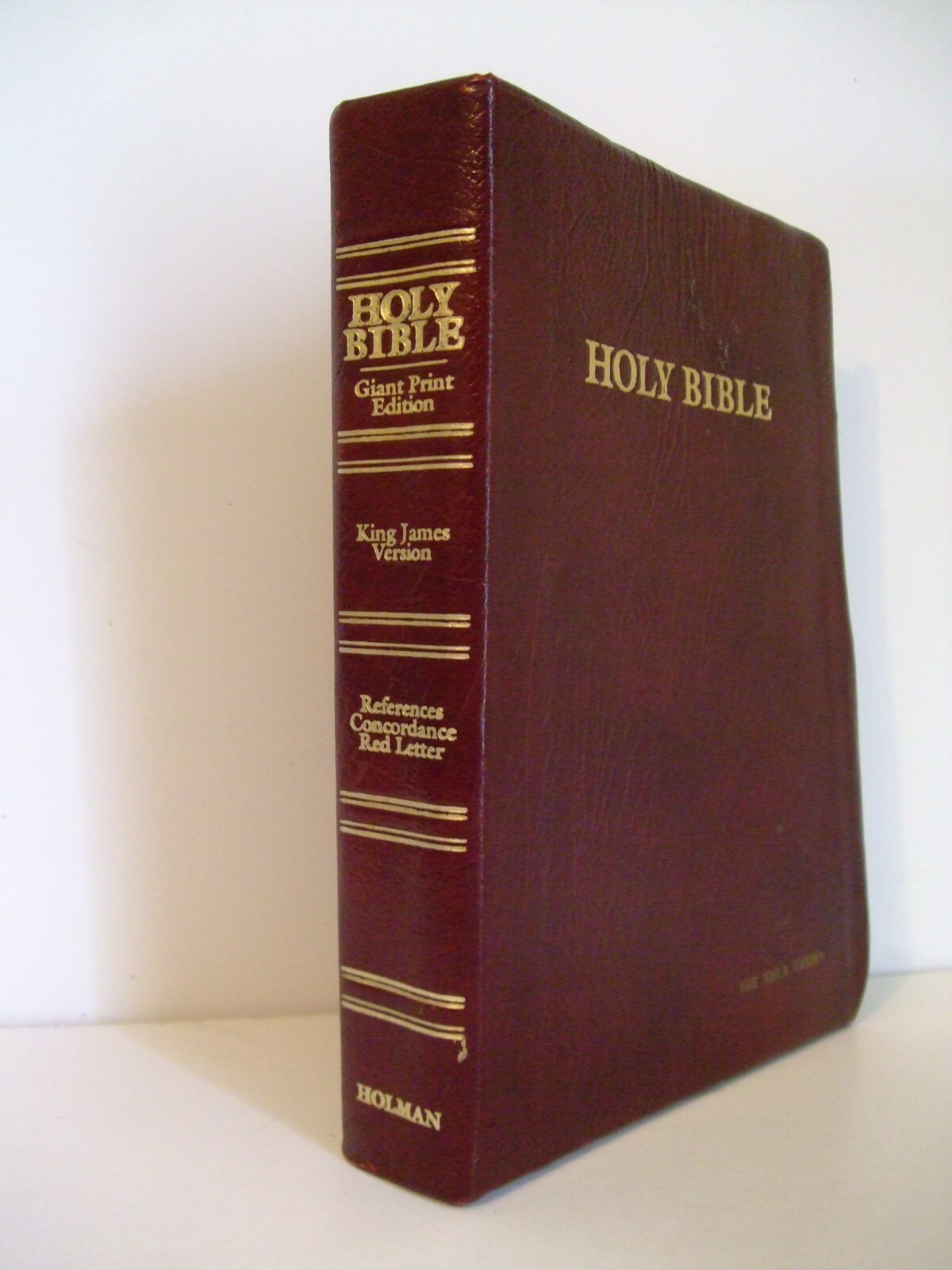ヴィンテージの聖書◆『Holy Bible』◆ Vintage Holy Bible 1980 Religious Book The Bible Softcover
