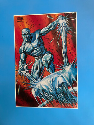 MARVEL COMICS X-MEN ICEMAN POSTER PIN UP JUSCO NEW.