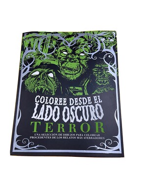 Coloree Desde el Lado Oscuro Terror - horror coloring book brand new Sp. lang.
