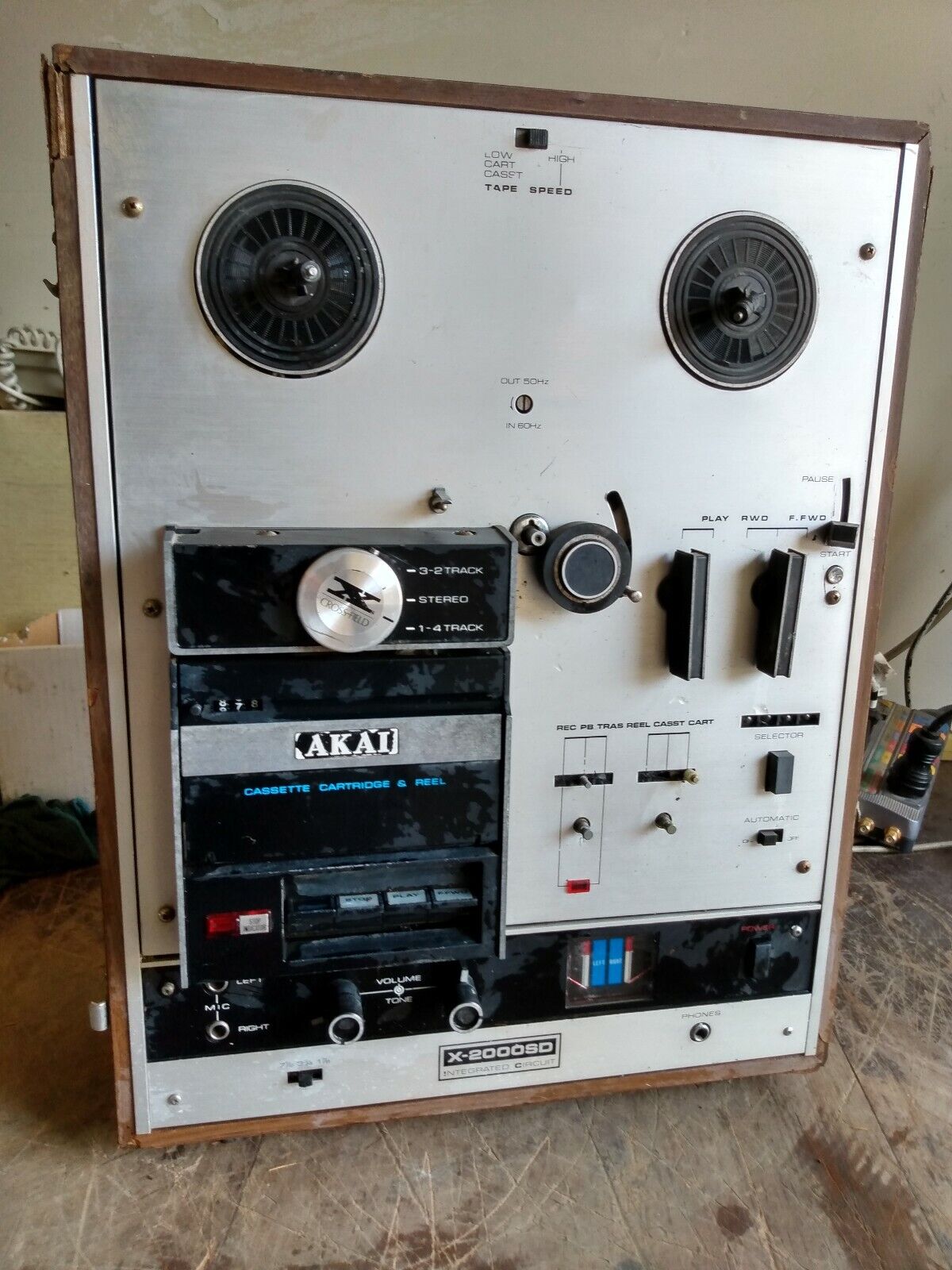 VINTAGE AKAI CROSS-FIELD X2000SD INTEGRATED CIRCUIT REEL TO VINTAGE AKAI CROSS-FIELD X2000SD INTEGRATED CIRCUIT REEL TO