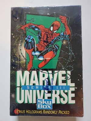 1992 IMPEL SkyBox Marvel Universe Series III Factory Sealed Box - New