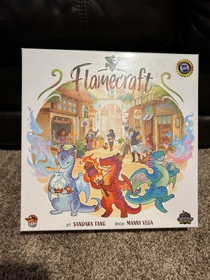 Cardboard Alchemy Flamecraft Board Game, new sealed, family, worker placement