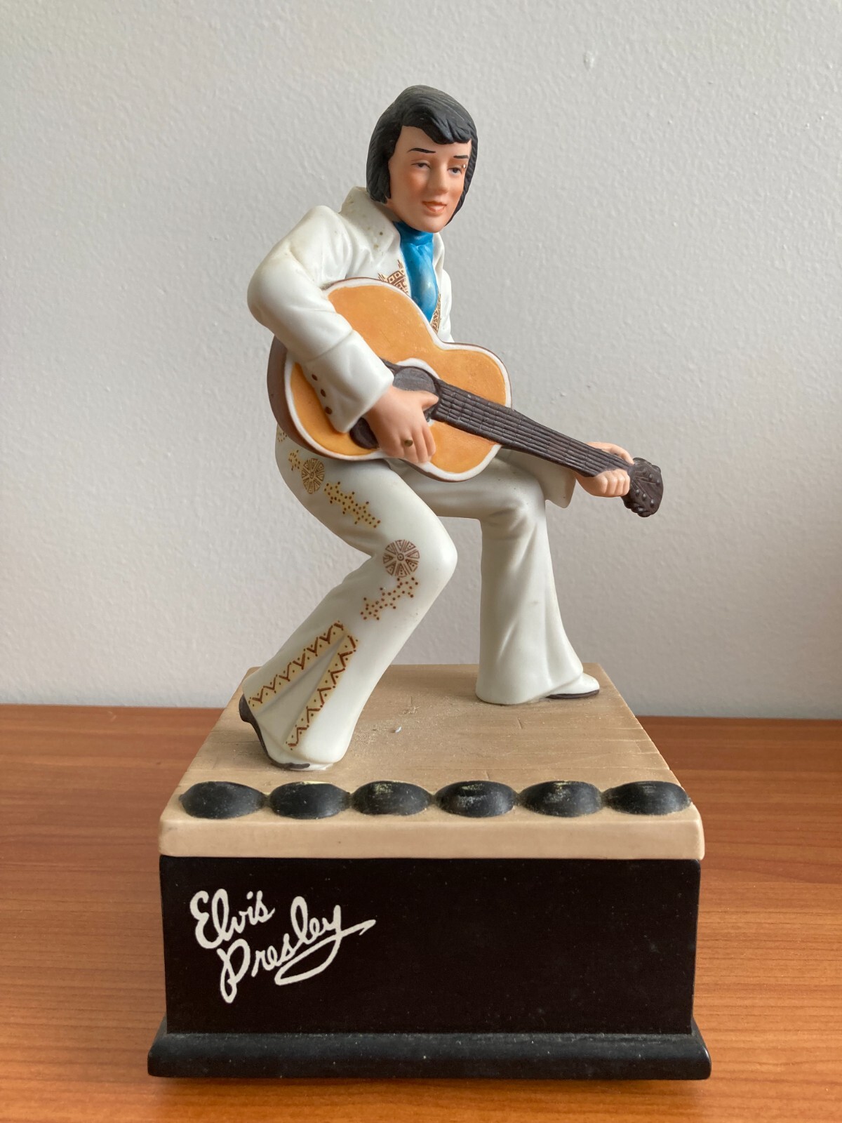 The Talkies Elvis The Once and Forever King Ceramic Musical