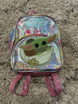 The Little Starwars Mandalorian Baby Yoda Kids Backpack