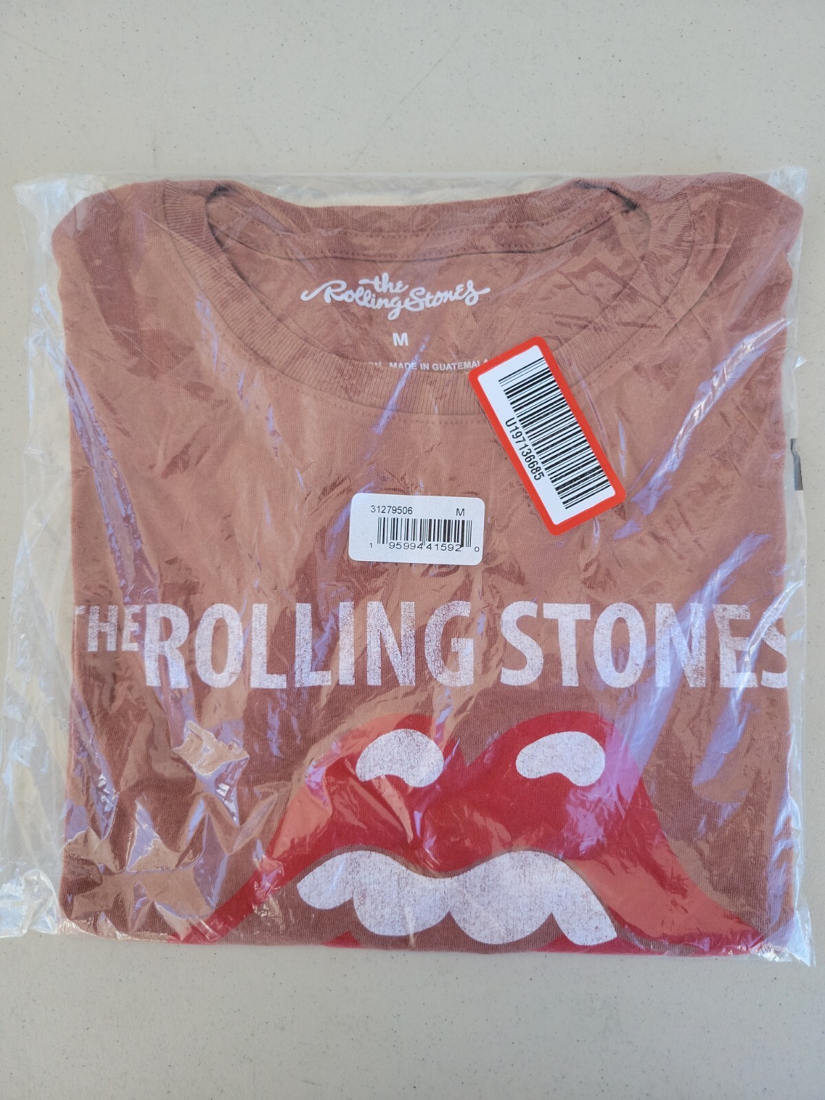 Women's The Rolling Stones Short Sleeve Graphic T-Shirt Red