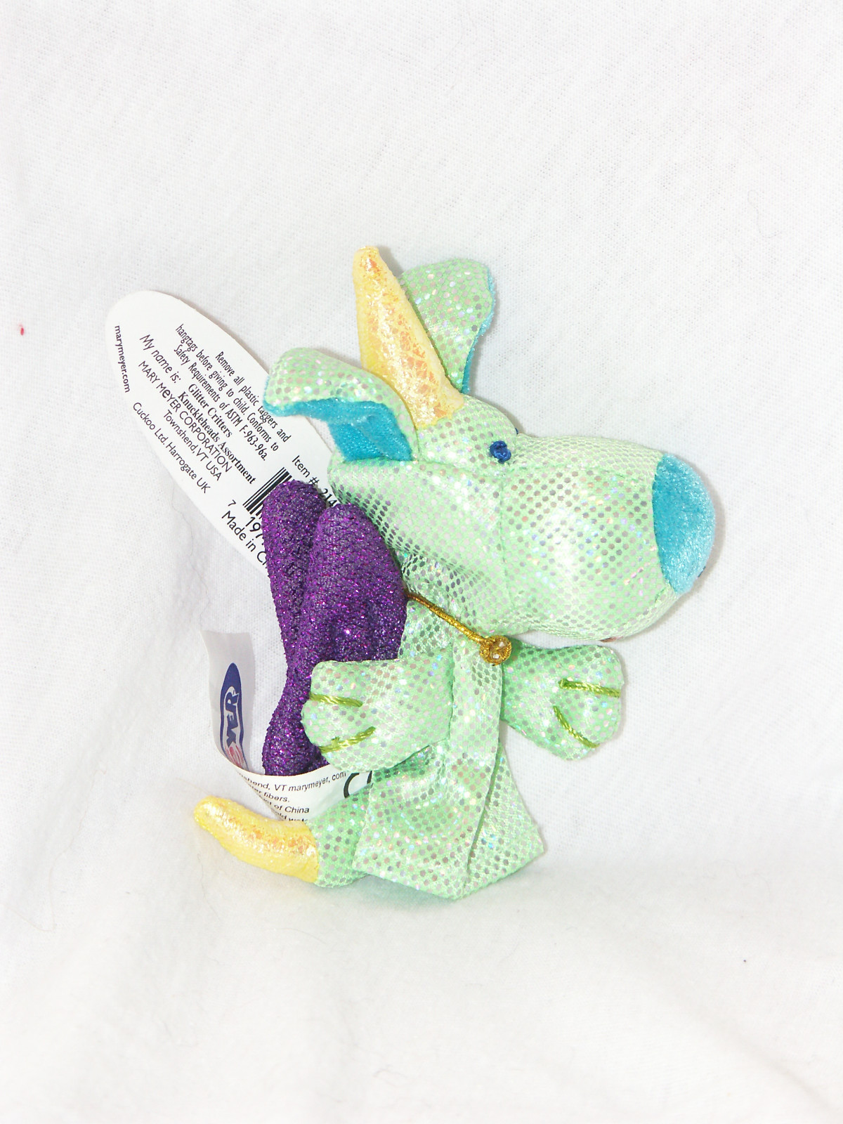 Mary Meyer - Glitter Critters Knucklehead Finger Puppet Set of 3