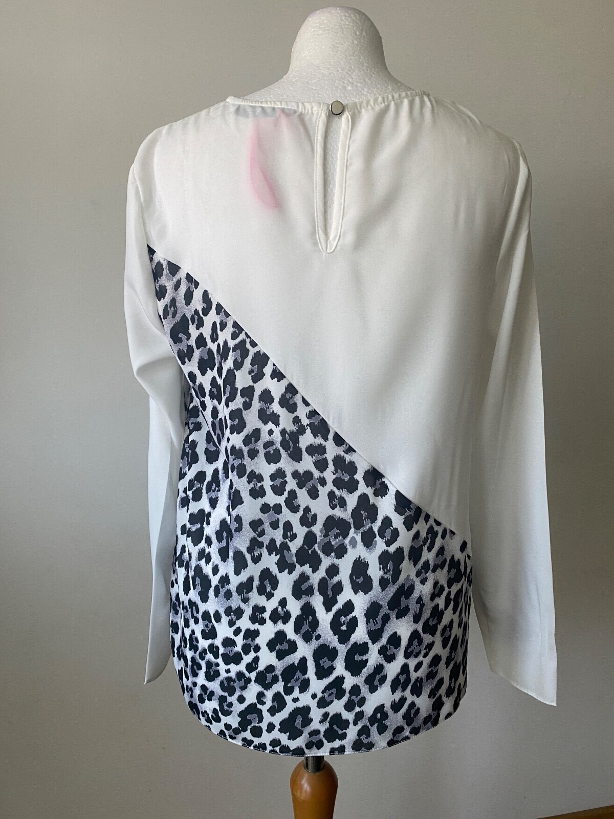VERY Colour Block Printed Blouse Size 8, 12 - Picture 7 of 12