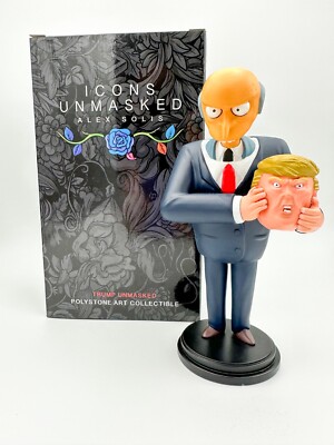Alex Solis Icons Unmasked Donald Trump Mr. Burns Statue OOP HTF RARE