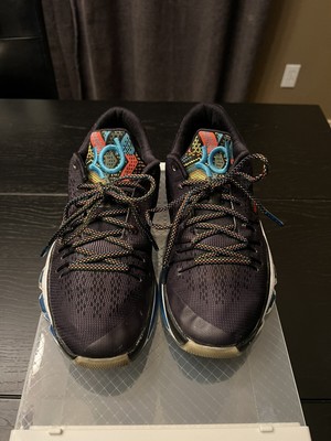 Nike KD 8 GS 'Black History Month' Sz 7Y - 836694-090 Good Shape No Box