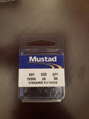 MUSTAD Streamer Limerick R87-3665A 3XH//7XL Qty 50 Size # 6 Fly Tying Hooks