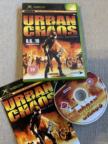 Urban Chaos Riot Response 2006 Xbox Original Game Complete