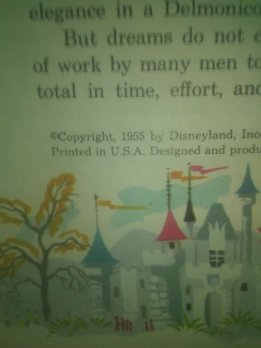 1955 Story of Disneyland Guide Book - Concept Art and Maps - opening year!