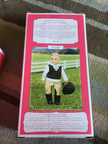 Our Generation Lori Doll EVAN Equestrian Horse Riding Blonde BOY  6