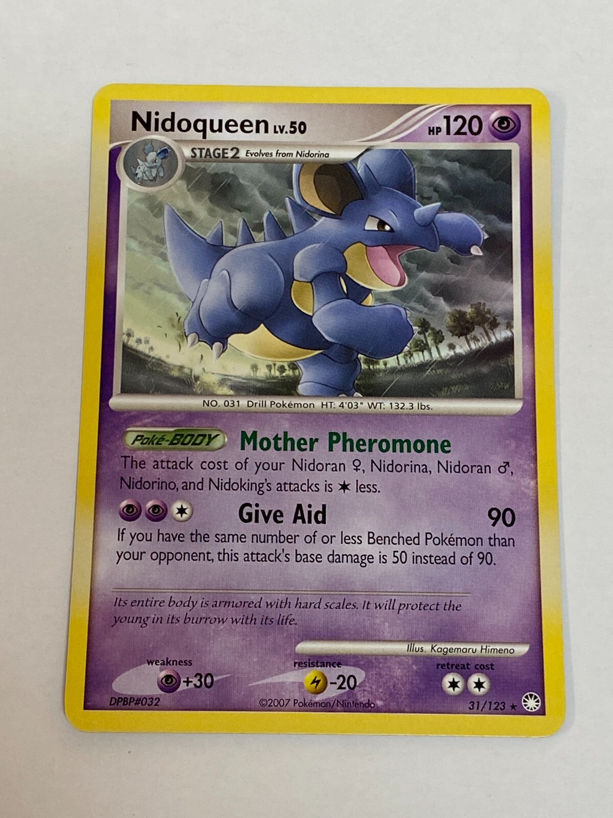 Nidoqueen 31/123 Pokemon Mysterious Treasures Non Holo NM