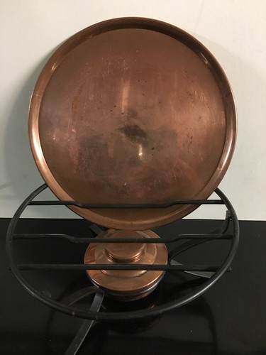 Vintage Landert Fondue Pot And Swiss Made Copper Fondue Set