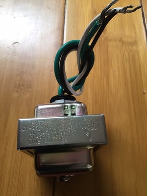 HEATH ZENITH 121AC-A MULTI PURPOSE TRANSFORMER Pri 120VAC Sec 16VAC, 15 Watt