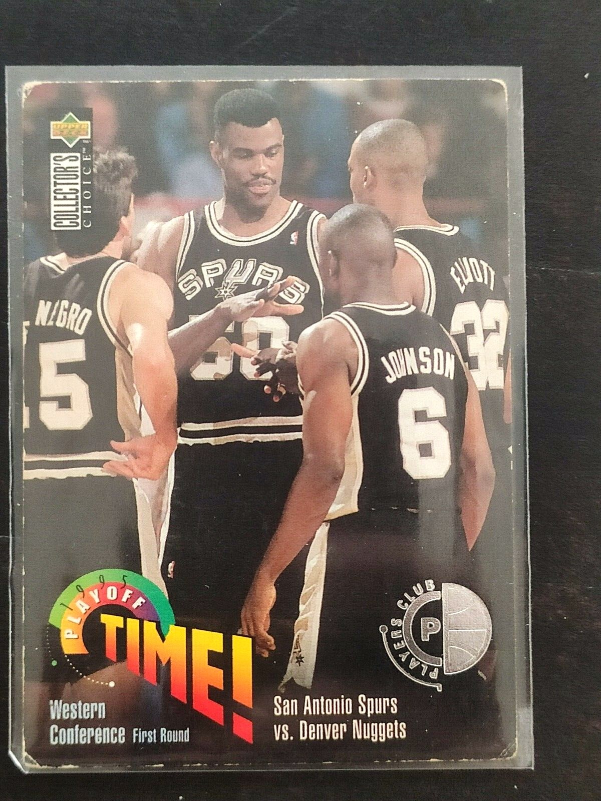 1995-96 Collector's Choice Playoff Players Club #354 DAVID ROBINSON - SPURS