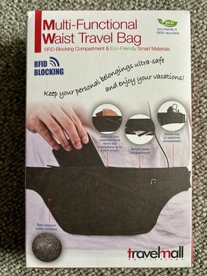 RFID Schutz Bauchtasche Gürteltasche Reise Sport Travelmall Switzerland TYVEK
