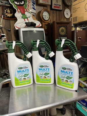 (Lot of 3) Scotts Multi Purpose Formula Outdoor Cleaner 32oz Safe No bleach