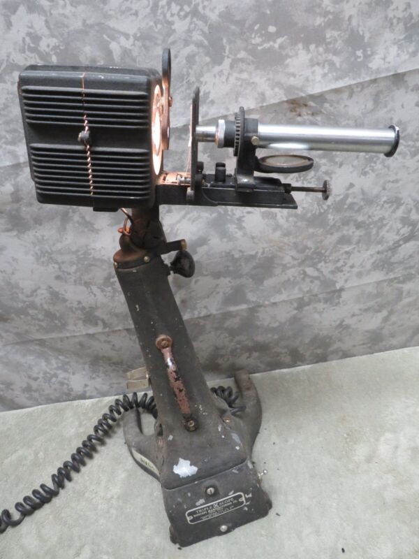Antique Triple X Scope Bioscope Lab Medical Instrument Projecting Microscope