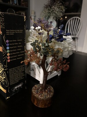 7 Chakra Crystal Tree Reiki Healing Gemstone Money Tree Feng Shui Crystals