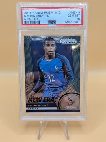 PSA9 RC mbappe panini 2018 W杯 Amazon.com: Graded 2018 Panini World Cup Kylian Mbappe #197